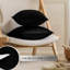Ensemble de 2 housses de coussin décoratif carré pour canapé-lit-112104466