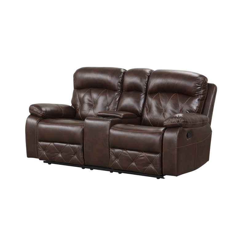 Causeuse transitionnelle l 73 po, brun