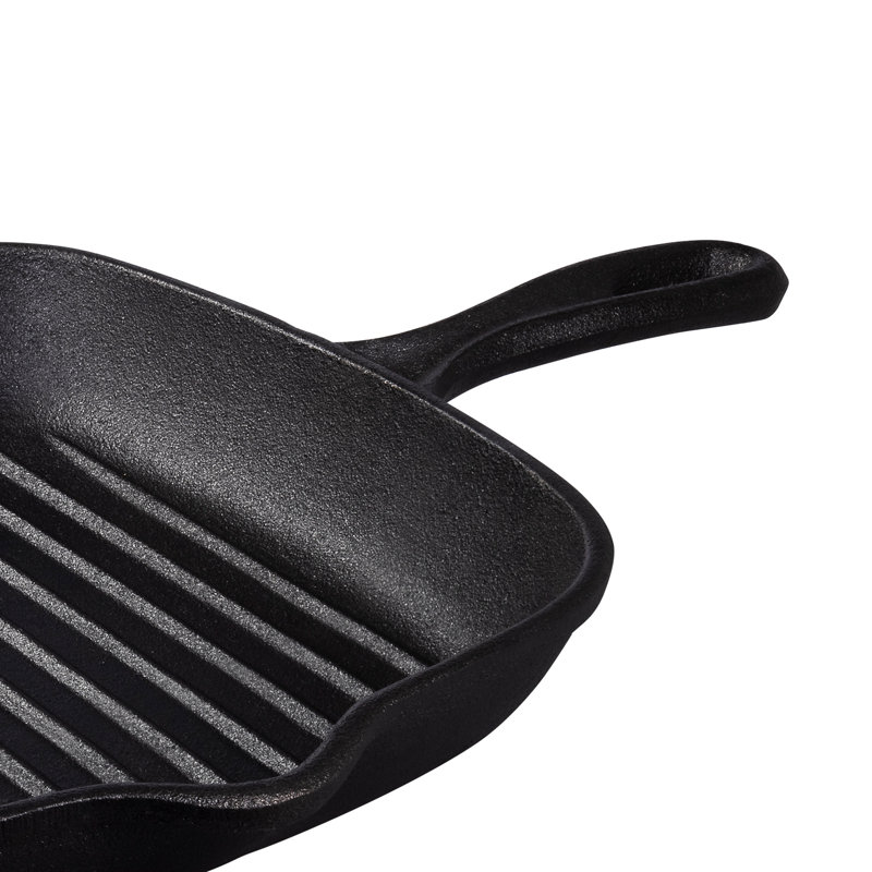 Tramontina Pre-seasoned Cast Iron Griddle Pan 27cm (2.2l), 27 cm