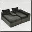 Canapé polyvalent en velours Turtle-300137241-300137255
