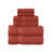 Willow 6 Pieces Towel Set – 100% Combed Cotton, Premium Quality 630 GSM, Coral, Ultra-Soft & Highly Absorbent (2 Bath, 2 Hand, 2 Wash Towels set)-50988558-50988670