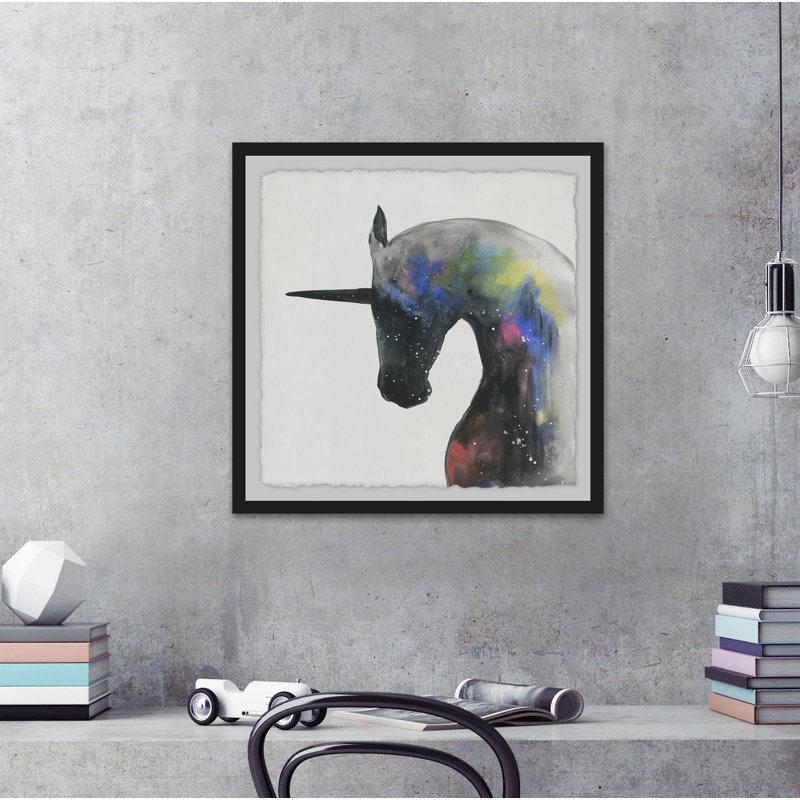 Weisberg «Mystical Unicorn», reproduction encadrée, H 32 po x l 32 po