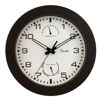 Chrisman Quartz Analog Indoor/Outdoor Wall Clock