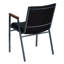 Chaise empilable robuste avec accoudoirs Aliya-1142165099