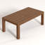 Kadlec Solid Wood Four Leg Coffee Table-1898830964