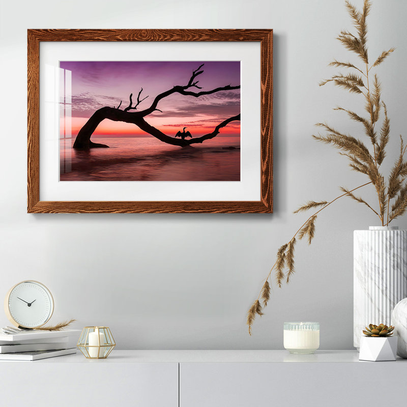 Étude de photographie Sunset Beach, H 18 po x l 26 po x P 1,5 po, Érable