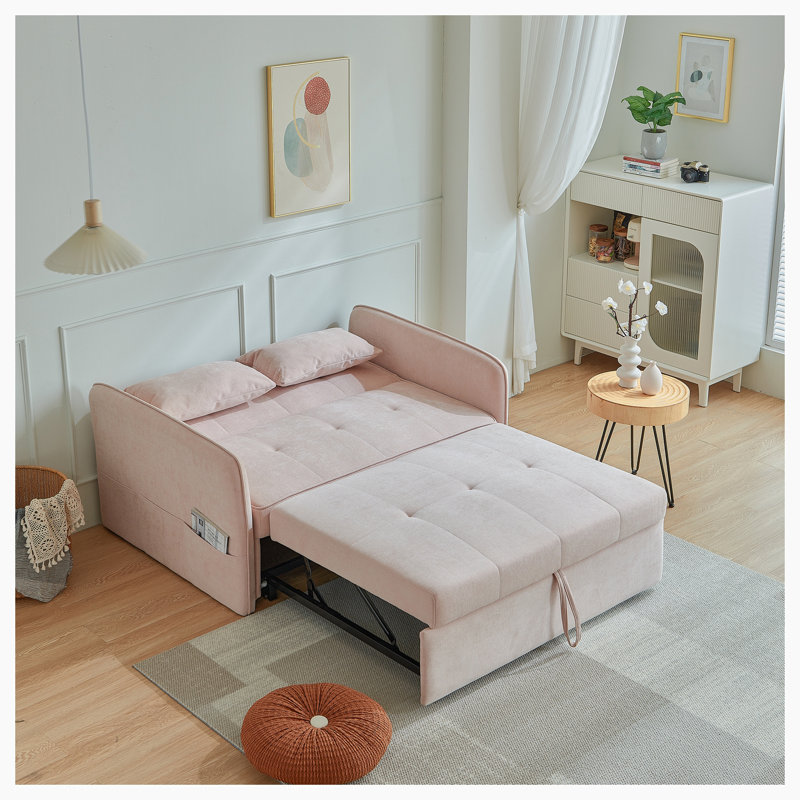 Canapé Arlotta, Tissu rose