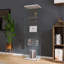 Vitrine en verre avec 4 portes et 4 tablettes-1440917704