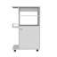 Chariot de cuisine moderne, armoire à une porte - H 38,89 po x l 15,27 po x P 23,91 po-94239277
