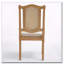 Chaise en bois massif à dossier en rotin-121087023