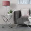 Round Sofa Table for Living Room Furniture, 61cm Metal Bed Side Table, End Table-96399417