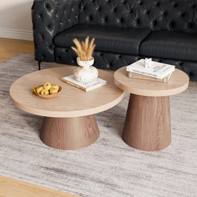 Ensemble de 2 tables basses de salon