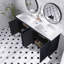 72 pouces Ensemble de meuble-lavabo de salle de bain avec double meuble-lavabo (séparé) en espresso rétro | Structure en bois massif | Portes à fermeture en douceur et réglables |  Organisation élégante de la salle de bain-122655886