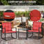 Ensemble bistro en osier avec table basse Bonna-832776718
