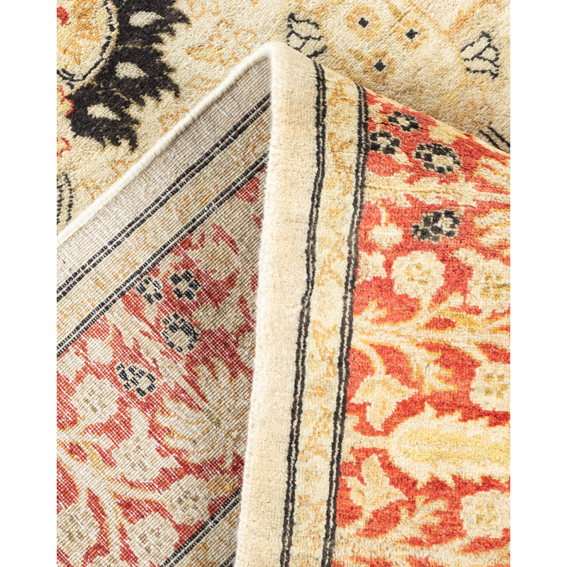 Classic One-of-a-Kind 4'2" X 5'8" Hand Knotted Area Rug
