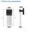 A Set Of 2 Outdoor Wall Lamps Made With Transparent Crystal And Waterproof LED Elements, Compatible With Various Bulb Types, Each Lamp Rated At 12W.