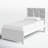 Harold 42.36" W Twin Solid and Manufactured Wood Platform Bed with Bookcase-1481514487