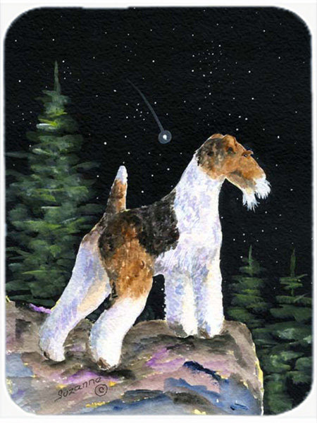 Red Barrel Studio® Bernadeta Fox Terrier Glass Cutting Board