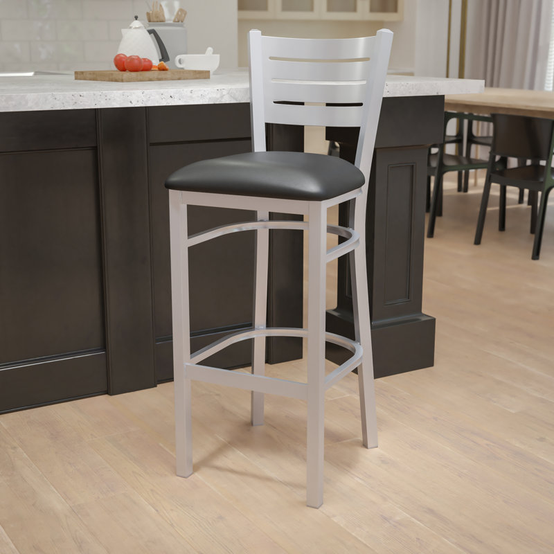 Tabouret de bar Elkton, Noir, 2
