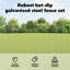 Fence with Post Segment Outdoor Barrier Garden Terrace Divider Boundary-1243281242