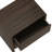 Linda 24" Modern Nightstand with 2 Drawers in Walnut Brown-116275882