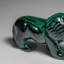 Genuine Polished Malachite Lion Carving (272 Grams)