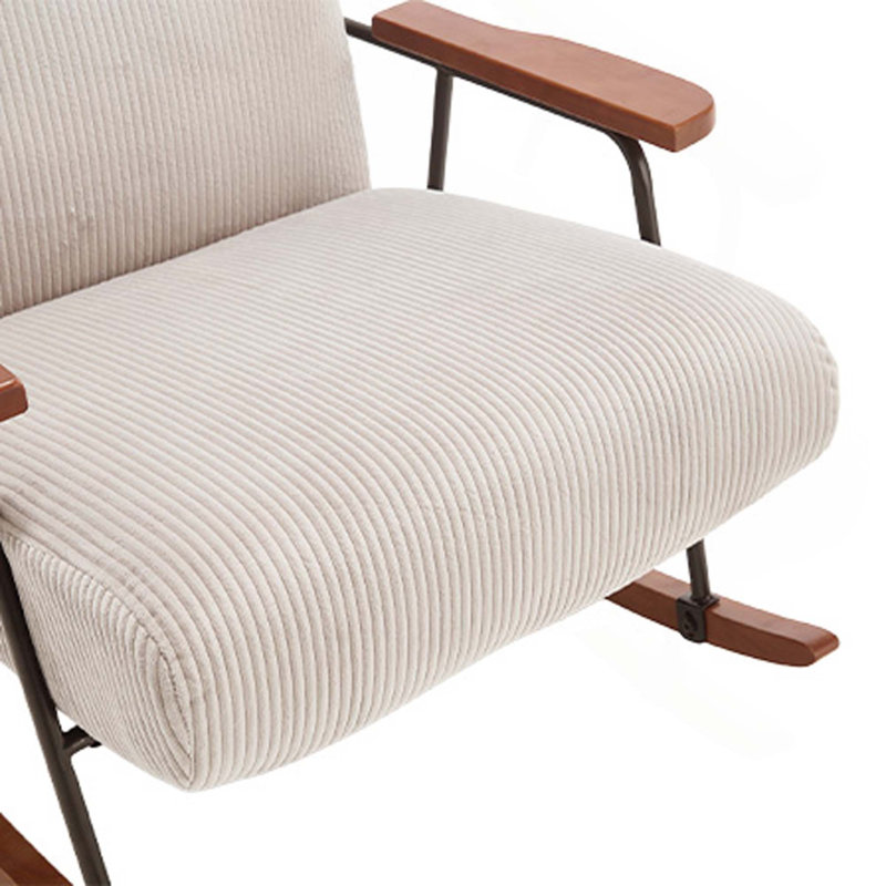 Fauteuil à bascule Modern, Beige