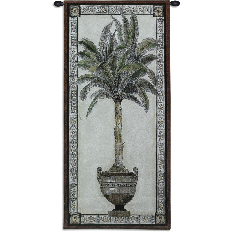Tapisserie florale «Old World Palm II»