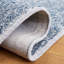 Tapis gris / bleu en laine / coton touffeté à la main Marquee-1960127906