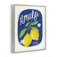  Amalfi Lemons on Blue Giclee Art by Louise Allen Designs