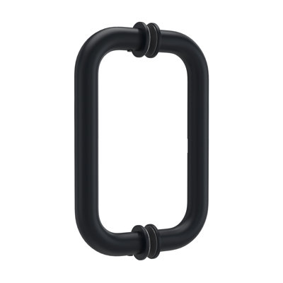 Shower Door Handle, Back To Back Tubular Handle Compatible with 1/4" To 1/2" Thickness Glass for Shower Doors, Stainless Steel 304 Shower Doors Handles Replacement