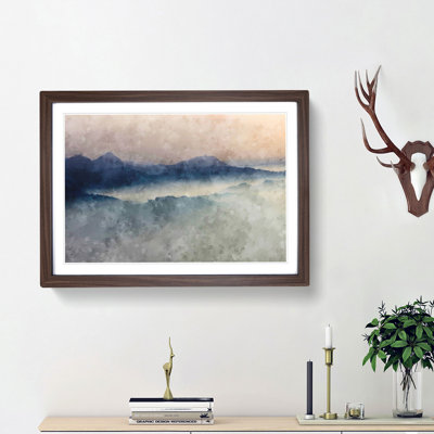 Misty Mountains - Picture Frame Painting Print