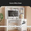 Bureau d'ordinateur avec armoire de 51,18 po de largeur Javaris
