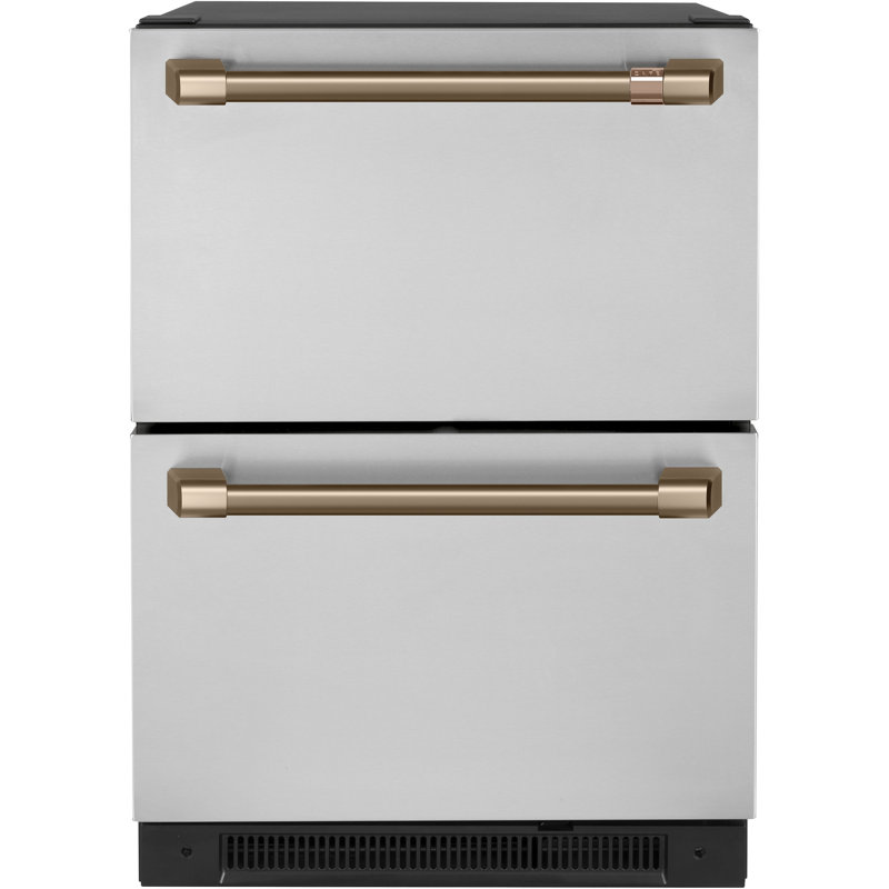 Double Drawer Handle Kit, Brushed Bronze
