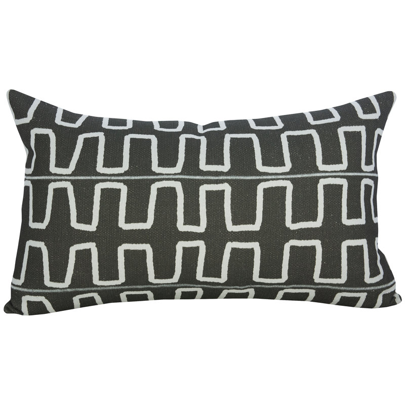 Mud Cloth Rectangular Lumbar Pillow