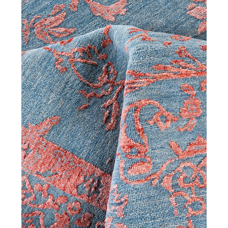 Overdyed One-of-a-Kind 8' 3" X 10' 2" Hand Knotted Area Rug