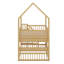 Lit mezzanine double avec lumières DEL, lit maison avec toit, fenêtre-122644464