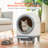Self Cleaning Cat Litter Box - Extra Large Automatic Litter Box For Multiple Cats, Odor Control & Quiet Operation With App Control, Anti-tracking Design, Works With Ios/android