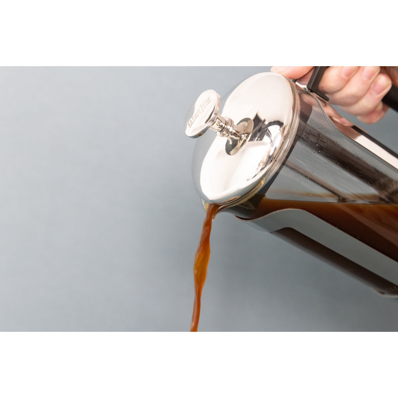 Roma 1L Cafetiere, Silver