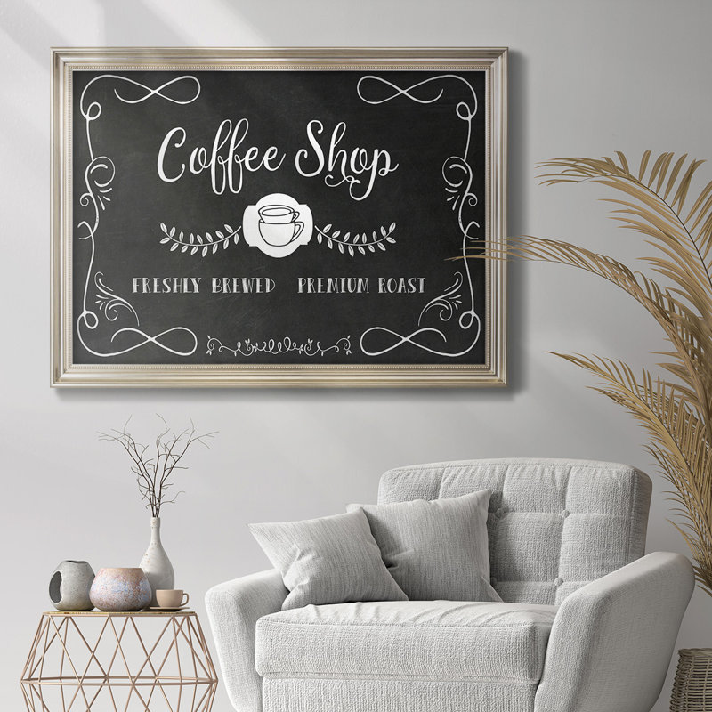Coffee Shop - Reproduction de photo sur toile, H 29 po x l 41 po x P 2,5 po