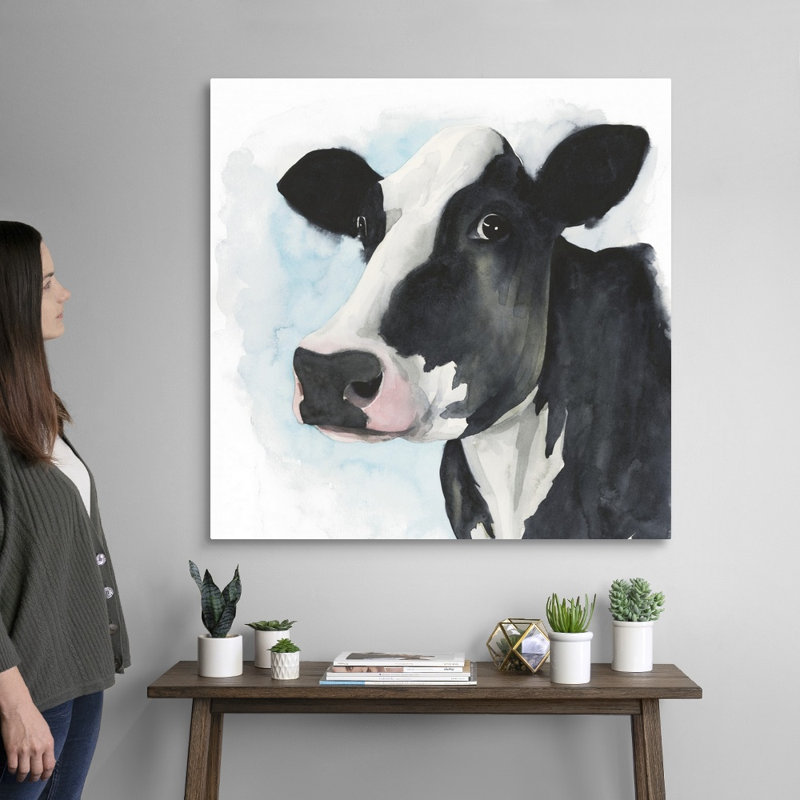 Art mural sur toile Farmhouse Friend I, H 36 po x l 36 po x P 1 po, Toile tendue