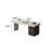 78.74"Modern minimalist rectangular office desk-300055360