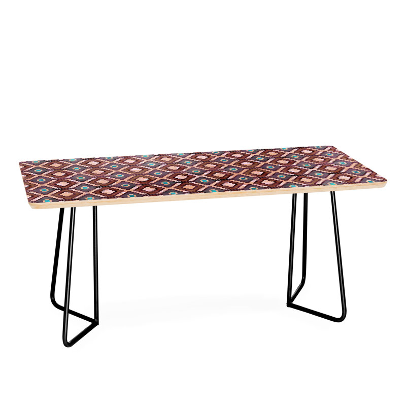 Table basse diamond dusty Merri, Noir
