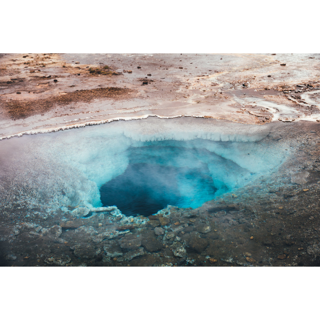 Geothermisches Gebiet in Island von Borchee - Drucken