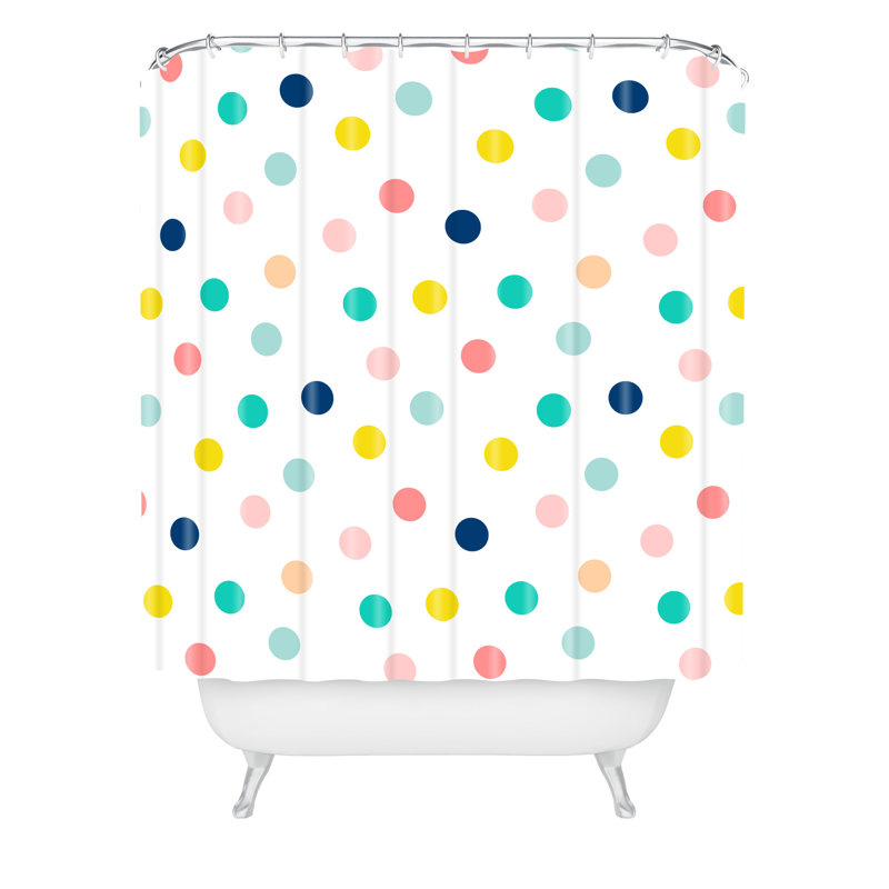 Rideau de douche simple hello sayang