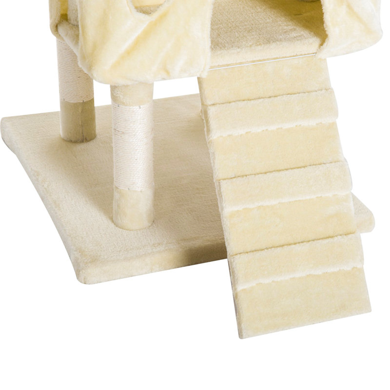 Northborough Cat Tree, Beige, 181cm H x 60cm W x 55cm D