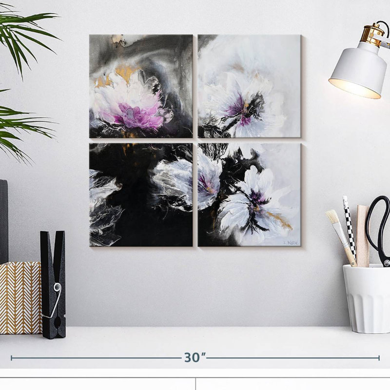 Il y a de la beauté dans le noir II, H 18 po x l 18 po