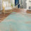 Tapis de couloir d'extérieur bleu turquoise Waddington