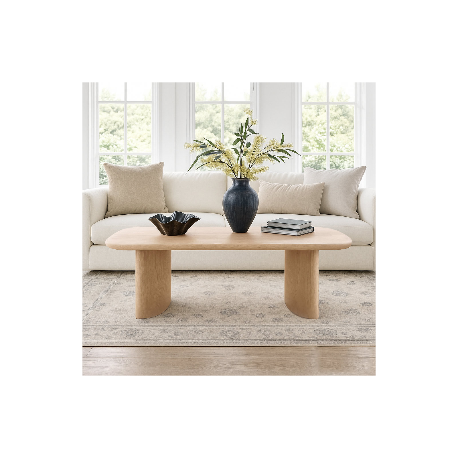 Circa Coffee Table, Light Oak