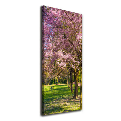 Cherry Trees - Wrapped Canvas Print